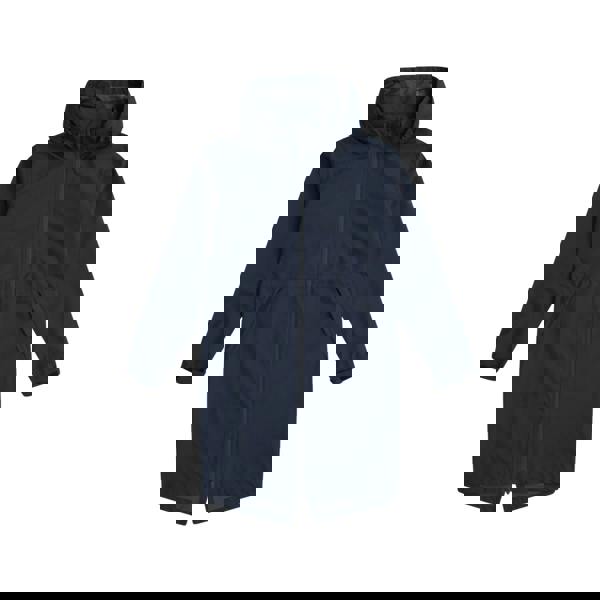 Animal Womens/Ladies Longline Waterproof Jacket - Navy