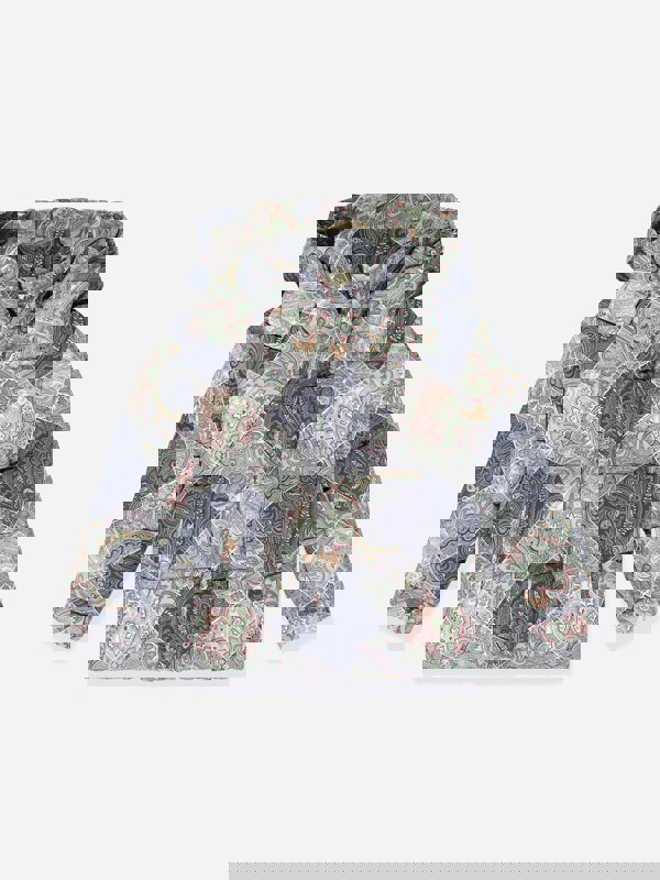 Etro Kids Paisley Puffer Jacket in Blue