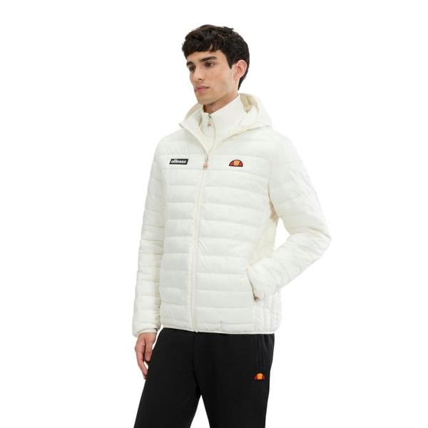 Ellesse Mens Lombardy Padded Jacket - Off White - 
