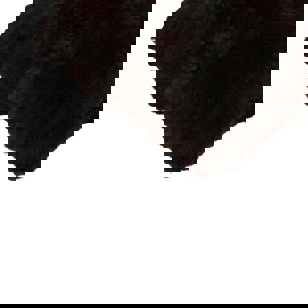  Alpaca Fur Cushion | Double sided | Short Wool Chocolate