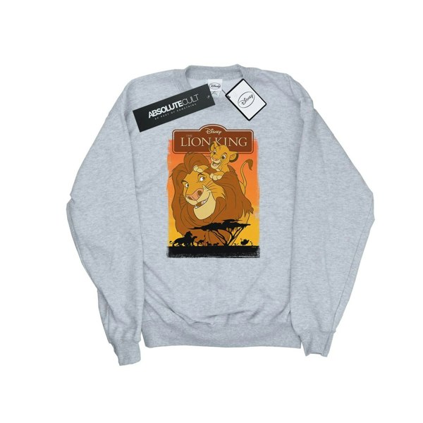 Disney Boys The Lion King Simba And Mufasa Sweatshirt - Sports Grey