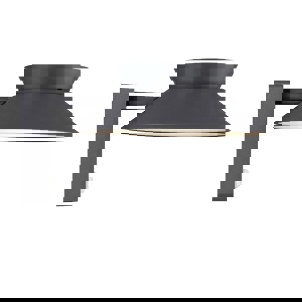 Nordlux Justina Solar | Wall light | Anthracite