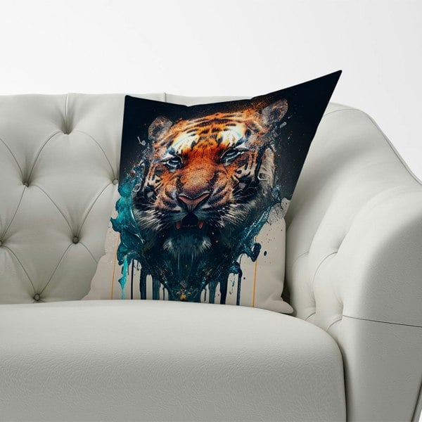 Warren Reed Tiger Face Splashart Cushions