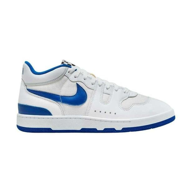 Nike Mens Attack Leather Trainers - White/Blue - 