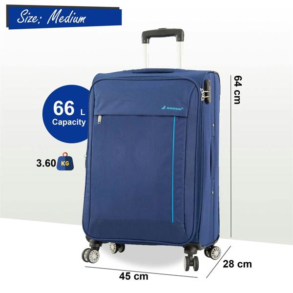 Snowball Lightweight Soft Casing Travel Luggage Suitcases
