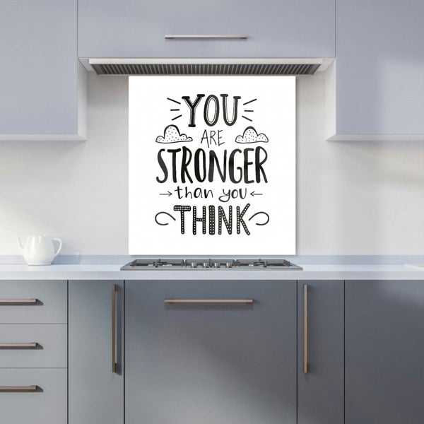 Warren Reed - Designer You Are Stronger Than You Think Kitchen Splashback