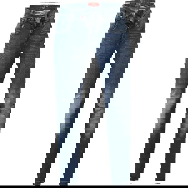 Duke Mens D555 Ambrose Stretch Kingsize Jeans - Dark Blue Stonewash