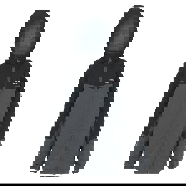 Regatta Childrens/Kids Highton V Padded Jacket - Seal Grey/Black