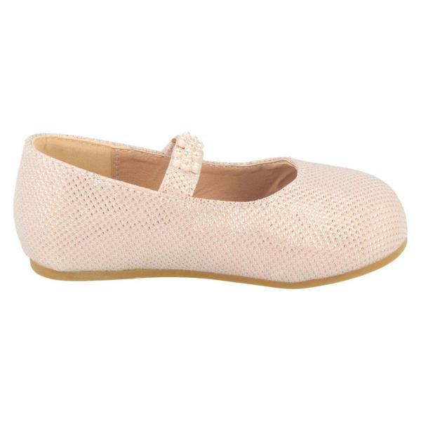 Savannah Girls Savannah Shoes with Flower Detailed Strap