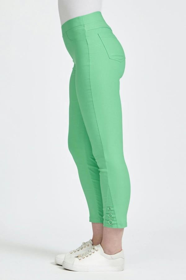 Mudflower Eyelet Detailed Bengaline Stretch Trousers