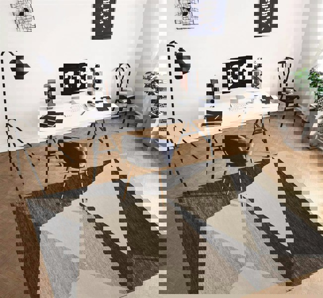 Tokyo Geo Blue Rug | Modern Home Decor | The Rugs