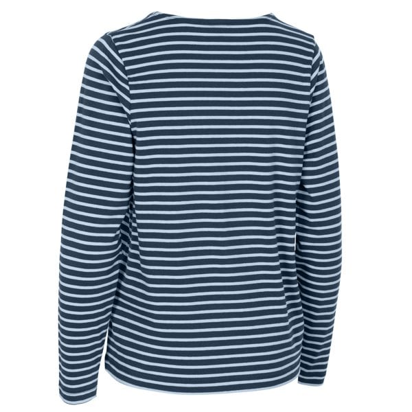 Trespass Women's Karen Yarn Dyed Stripe Shirt - Navy