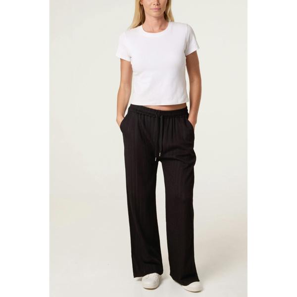 Blue Vanilla Striped Pull-on Trousers