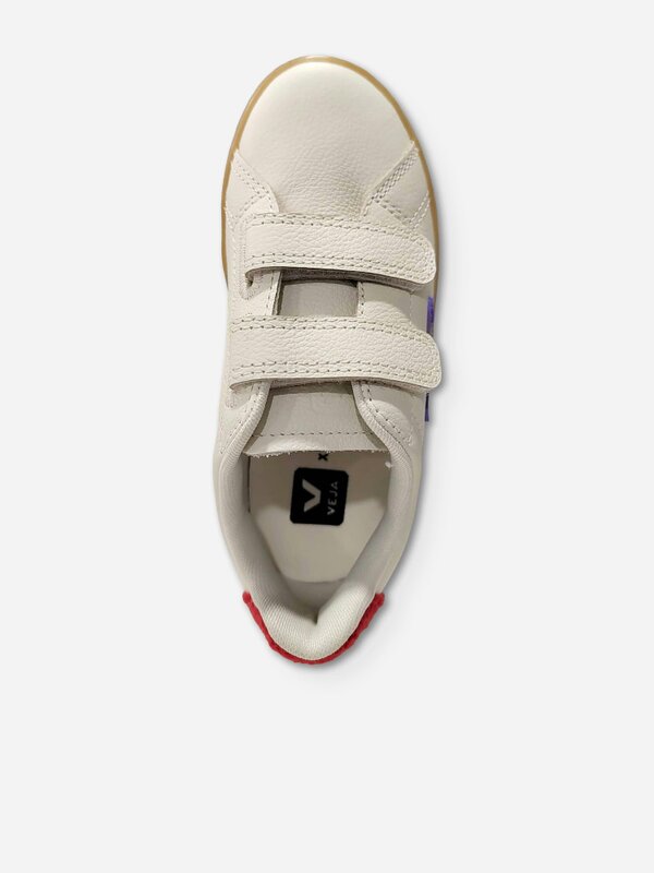 Veja Girls Leather Veja X Jelly Mallow Small Esplar Trainers in White