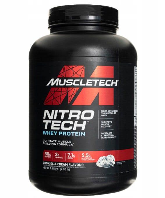MuscleTech Nitro-Tech, Cookies & Cream - 1810g
