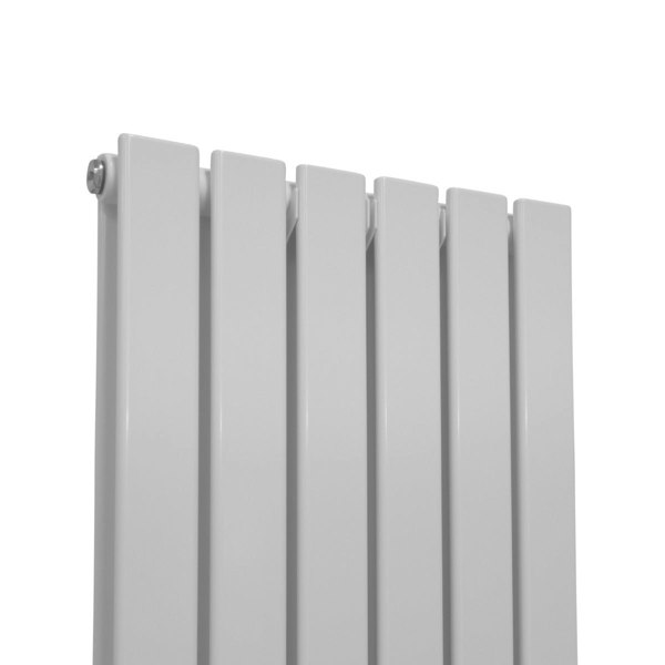 Designer Flat Panel Radiator - Gloss White (1600mm x 420mm)