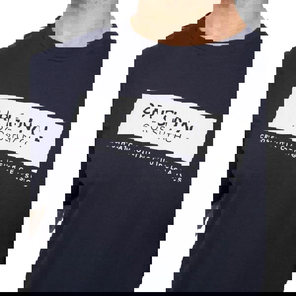 Crosshatch Mens Jamstate T-Shirt - Navy - 