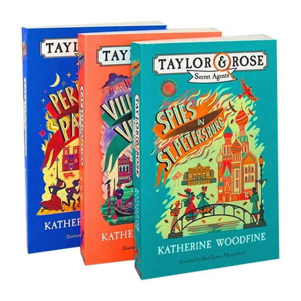 Taylor & Rose Secret Agents Series 3 Book Set by Katherine Woodfine