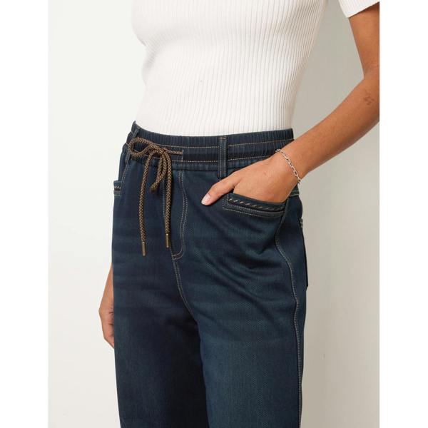 Blue Vanilla Elastic Waist Jeans