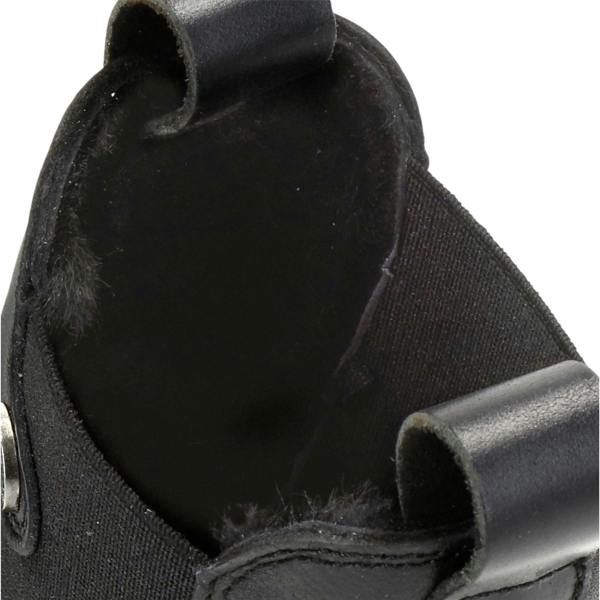 Panama Jack Women's Francesca B1 Black Waterproof Leather Chelsea Boots