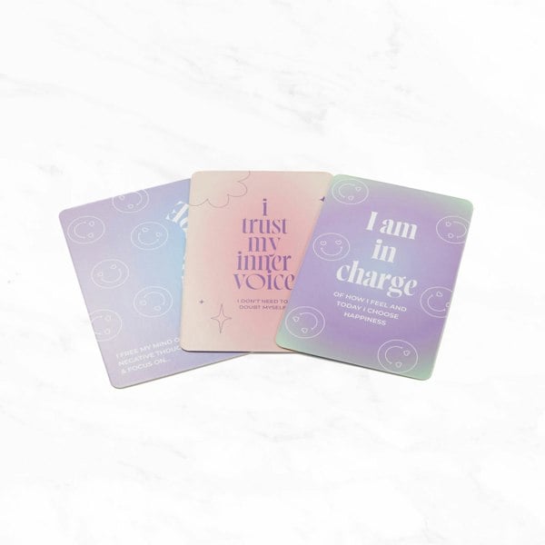 Myga Teenager Affirmation Cards – 60 Positive Mindset Cards for Teens