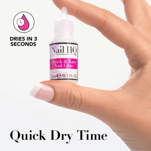Nail HQ Quick & Easy Nail Glue – 3ml