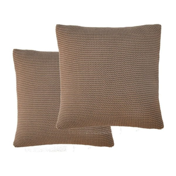 Artisan Furniture Brown Cotton Cushion Set of 2