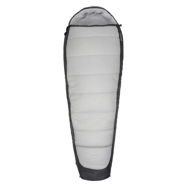 Mountain Warehouse Left Zip Microlite 1400 Winter Mummy Sleeping Bag - Dark Grey