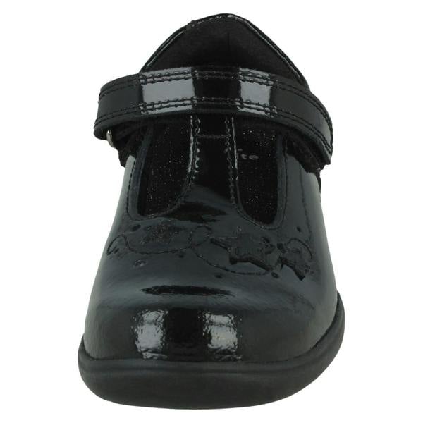 Start-rite Girls Startrite T-Bar School Shoes Star Jump