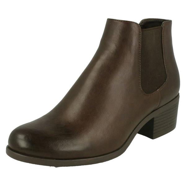 Down to Earth Ladies Down To Earth Low Heel Ankle Boots
