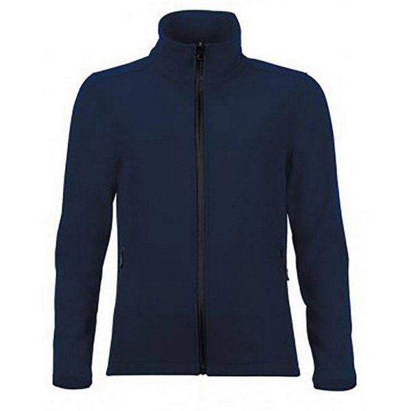 SOLS Womens Race Full Zip Water Repellent Softshell Jacket - French Navy
