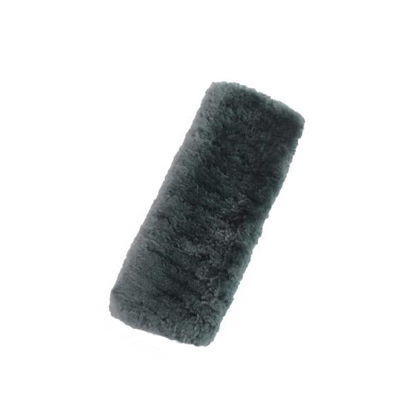 Eastern Counties Leather Sheepskin Seat Belt Cover - Grey - 