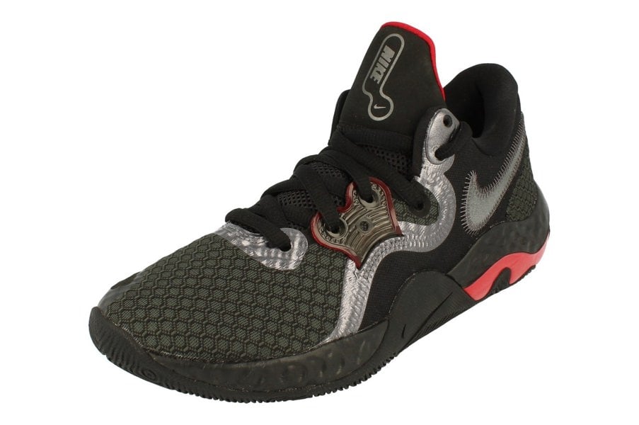 Nike Renew Elevate II Mens Basketball Trainers Cw3406  002 - Anthracite Black Gym Red 002 - Photo 0