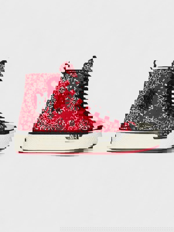 Amiri Bandana MA Logo Court Hi Red - Supplied FashionAmiri