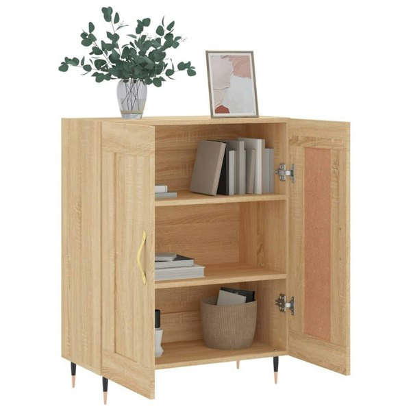 Berkfield Sideboard Sonoma Oak 69.5x34x90 cm Engineered Wood