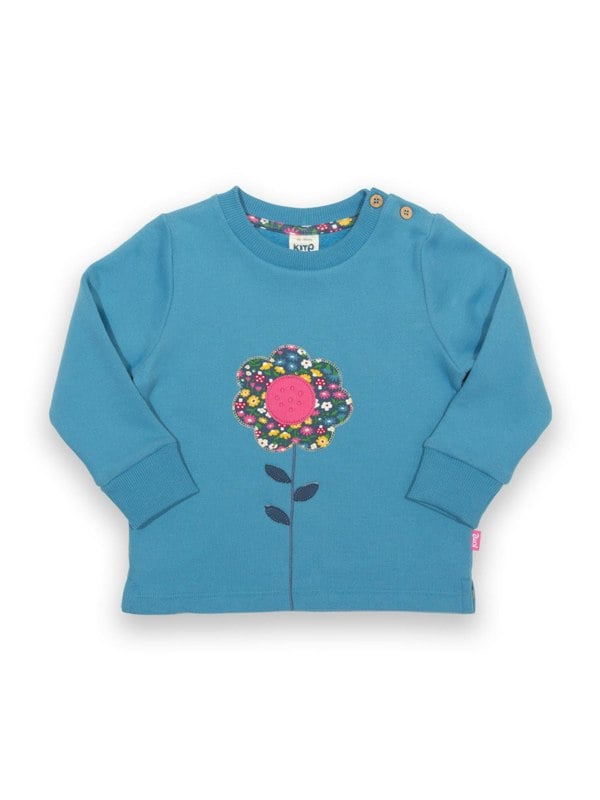 Kite Girls Organic Fab Flower Sweatshirt