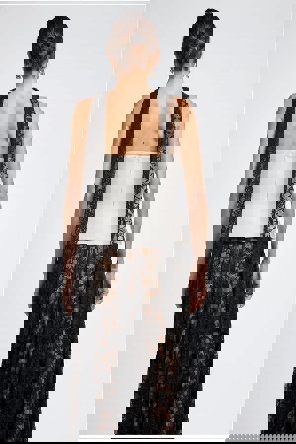 Floral Lace Scarf AC03