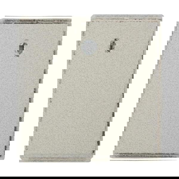 JVL Shiro Boucle Foldable Fabric Storage Cube with Lid for Home Organisation, White