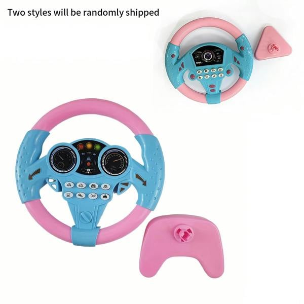 Dragodirect Steering Wheel Toy for Kids Interactive RolePlay with Sound Rotation