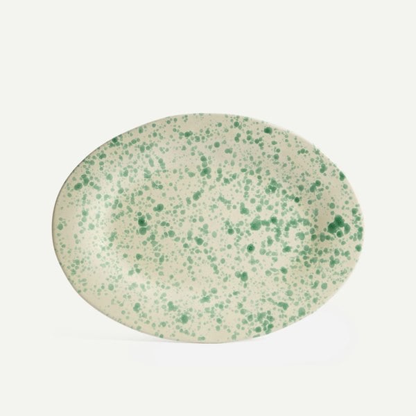Hot Pottery Serving Platter Pistachio