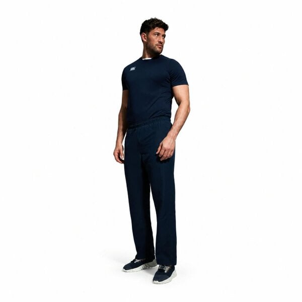 Canterbury Mens Open Hem Stadium Pant Tracksuit Bottoms Navy