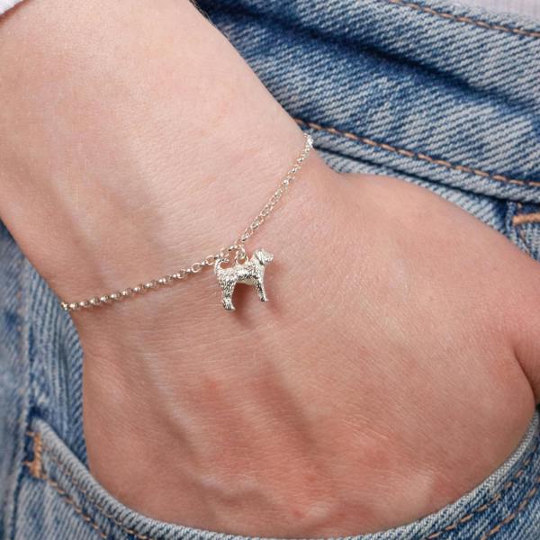 Mylee London Labradoodle Chain Bracelet - Personalised - Sterling Silver