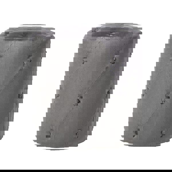 HOMESCAPES Windsor Velvet Footstool