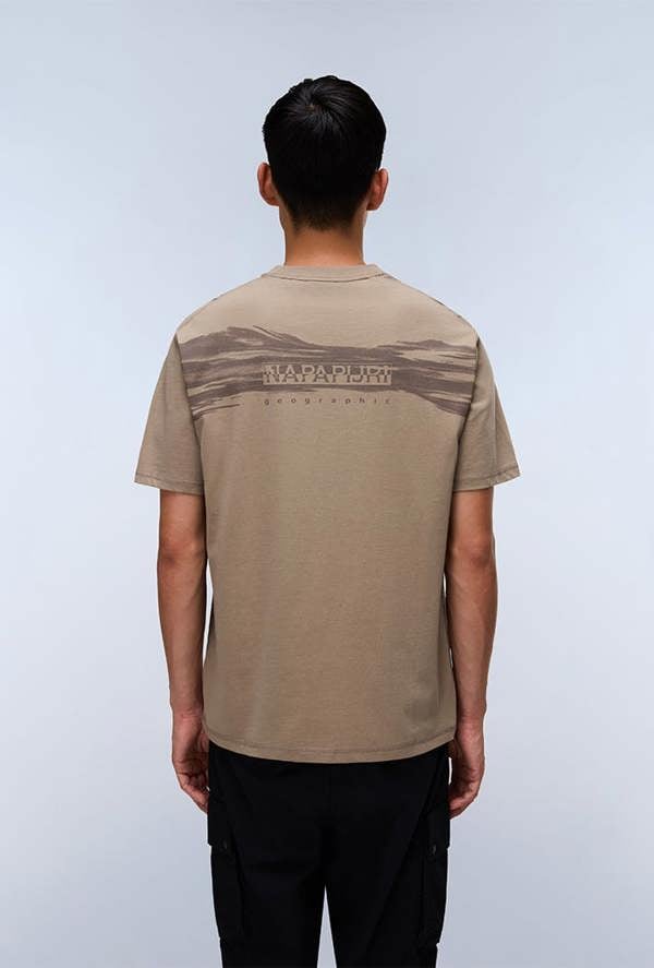 Napapijri Back Graphic Jersey Short Sleeve T-Shirt