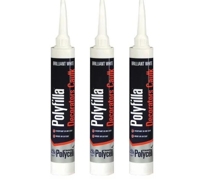 Polycell Trade Polyfilla Decorators Caulk White 380ml