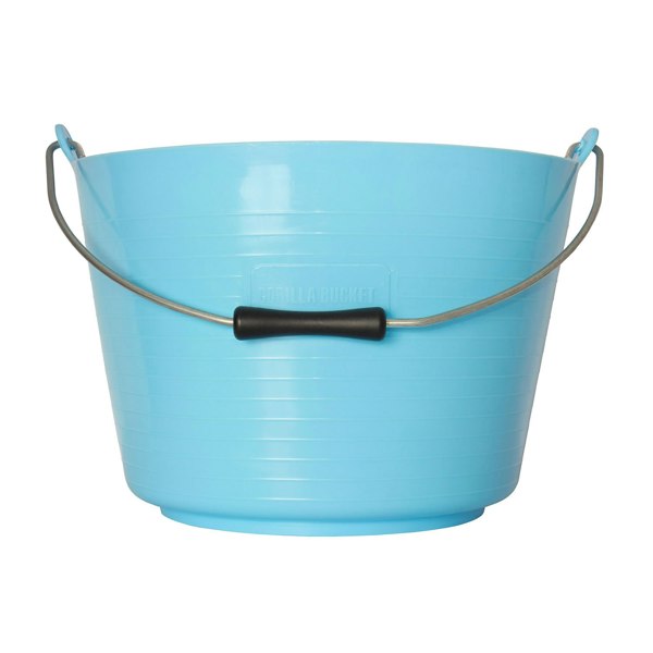 Red Gorilla Horse Feed Bucket - Sky Blue