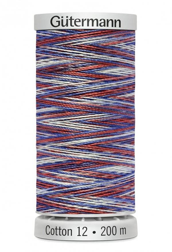 Gutermann No 12 Sulky Cotton Embroidery Thread 200m Cotton Thread Suitable For Embroidery