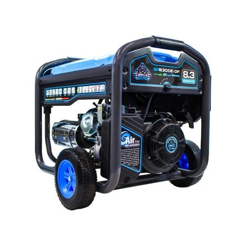 Equip2clean Grade A - Gorilla Power 8300W Dual-Fuel Generator with Electric Start - GP8300E-DF - High-Capacity & Reliable Power