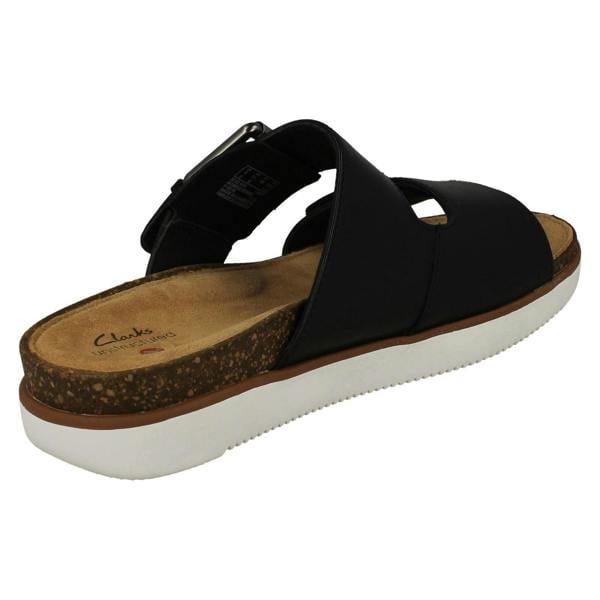 Clarks Ladies Clarks Unstructured Adjustable Mule Sandals Elayne Ease