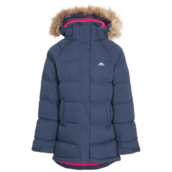 Trespass Girls Unique Padded Jacket - Navy - 